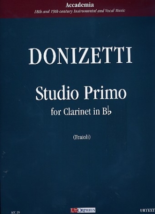 Studio primo for clarinet