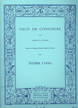 Solo de Concours op.84 pour cornet et piano