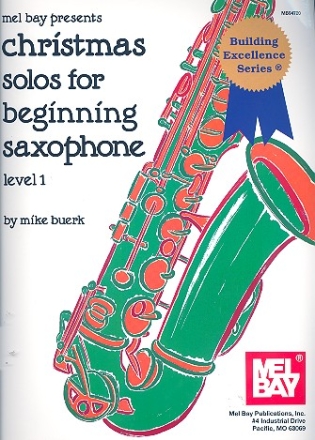 Christmas Solos for beginning Saxophone Level 1 for saxophone (Bb/Eb) and piano