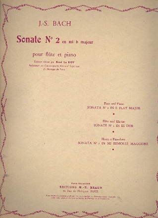 Sonate Es-Dur Nr.2 fr Flte und Klavier