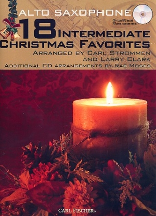 18 intermediate Christmas Favorites (+CD) for alto saxophone