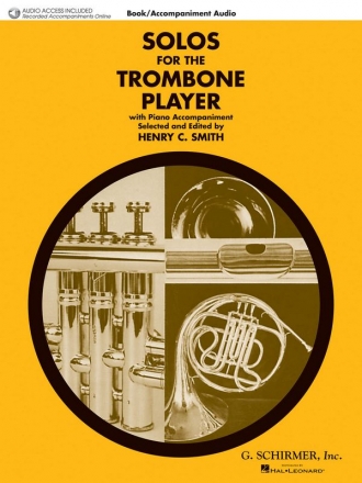 Solos for the Trombone Player (+Audio Online) for trombone and piano