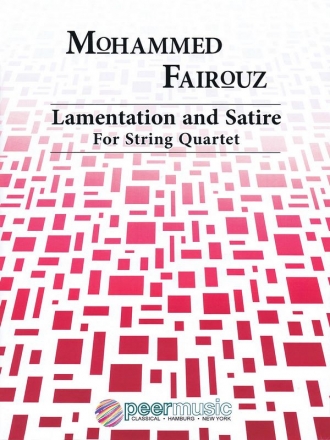 Lamentation and Satire for string quartet score and parts