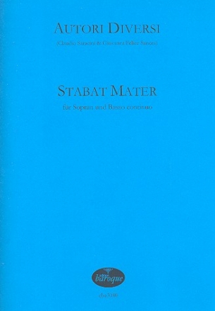 Stabat mater fr Sopran und Bc 2 Partituren (Bc ausgesetzt)