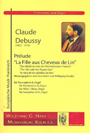 La fille aux cheveux de lin fr Melodieinstrument und Orgel