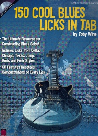 150 Cool Blues Licks (+CD) for guitar/tab