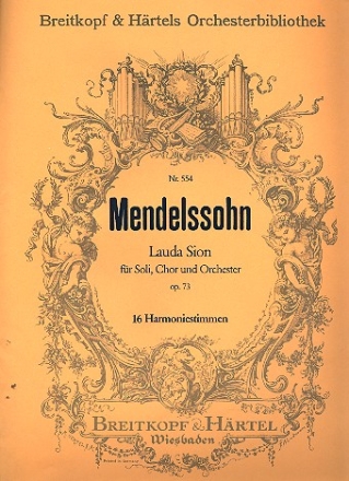 Lauda Sion op.73 fr Soli, Chor und Orchester Harmonie