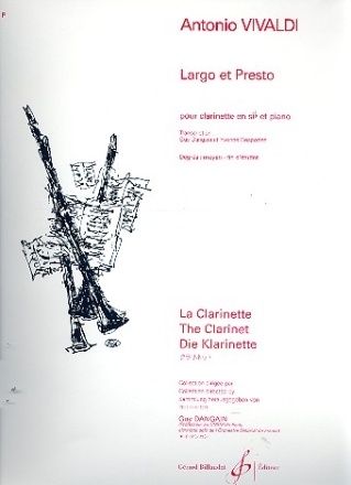 Largo et Presto pour clarinette et piano