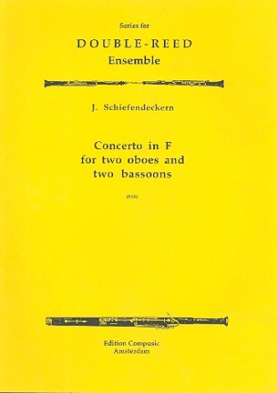 Concerto F major for 2 oboes and 2 bassoons score and parts