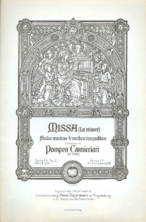 Missa A-Dur - fr gem Chor a cappella Partitur