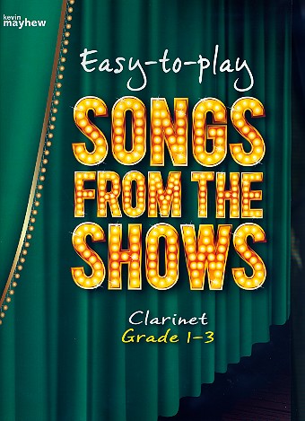 Easy-to-play Songs from the Shows for clarinet and piano