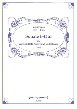 Sonate F-Dur fr Altblockflte (Flte) und Klavier