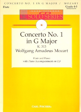 Concerto g major no.1 KV313 (+CD) for flute and piano