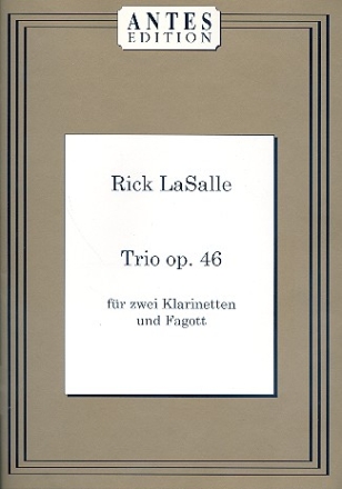 Trio op.46 fr 2 Klarinetten und Fagott Partitur und Stimmen