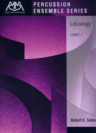 Latinology for percussion ensemble score and parts