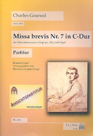 Missa brevis C-Dur Nr.7 fr Frauenchor (Kinderchor) und Orgel Partitur