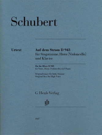 Auf dem Strom D943 fr Gesang (hoch), Horn (Violoncello) und Klavier Stimmen (mit zustzlicher Hornstimme in F)