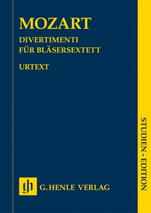 Divertimenti fr 2 Oboen, 2 Hrner und 2 Fagotte Studienpartitur