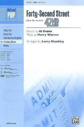 Forty-Second Street for mixed chorus (SAB) and piano score