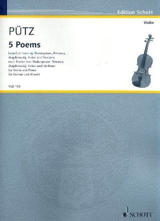 5 Poems fr Violine und Klavier