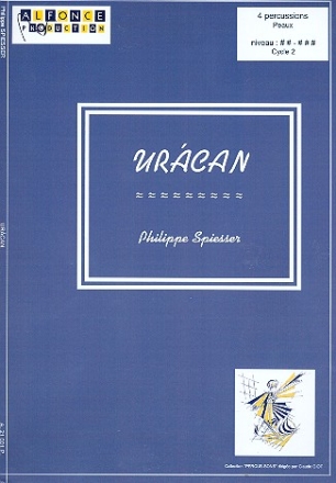 Uracan for 4 percussionnists score and parts