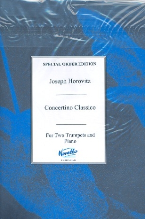 Concertino classico for 2 trumpets and piano parts,  archive copy