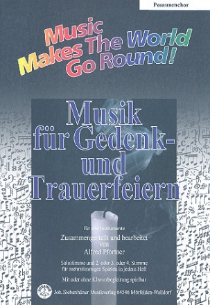 Musik fr Gedenk - und Trauerfeiern fr flexibles Ensemble Posaunenchor 1-4 in C