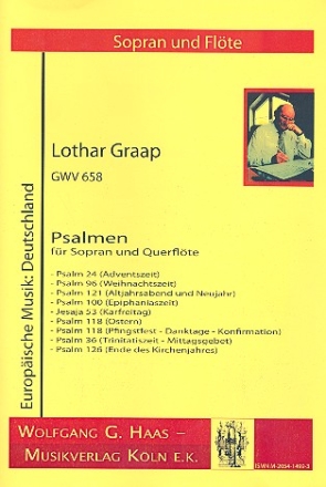 Psalmen GWV658 fr Sopran und Flte 2 Partituren