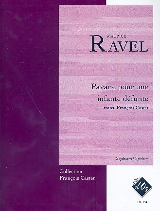 Pavane pour une infante dfunte pour 2 guitares partition et parties