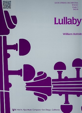 Lullaby for string orchestra score and parts set C (8-8-5-5-5)