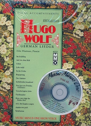 Ausgewhlte Lieder (+CD) fr Gesang (hoch) und Klavier Partitur