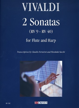 2 Sonatas for flute and harp score and part