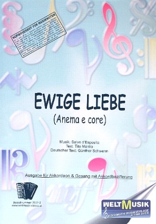 Ewige Liebe: fr Akkordeon (Gesang/Gitarre)