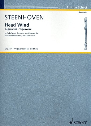 Head Wind fr Alt-Blockflte solo, Ventilator ad libitum