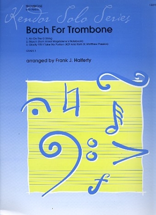 Bach for Trombone for trombone and piano