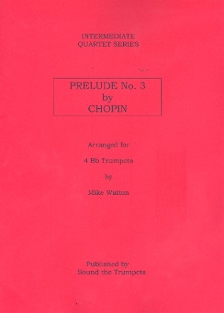 Prelude No. 3 for 4 trumpets score and parts