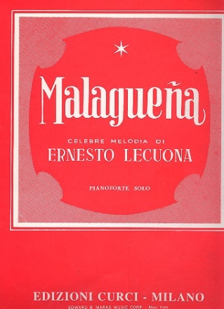 Malaguena for piano