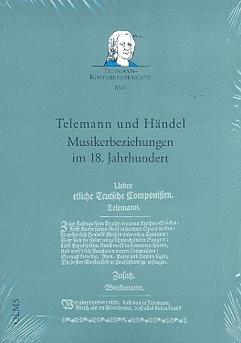 Telemann und Hndel - Musikerbeziehungen im 18. Jahrhundert