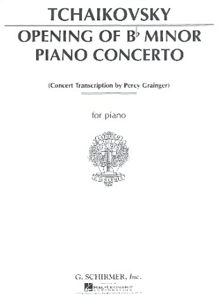 Opening of B minor Piano Concerto op.23 for piano