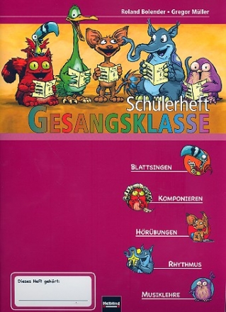 Gesangsklasse - Schlerheft