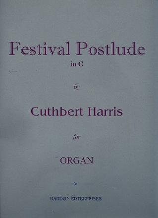 Festival Postlude in C for organ