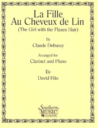 La fille aux cheveux de lin for clarinet and piano