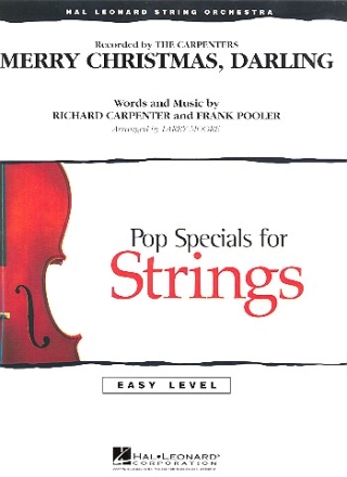 Merry Christmas Darling for string orchestra score and parts (8-8-4--4-4-4)