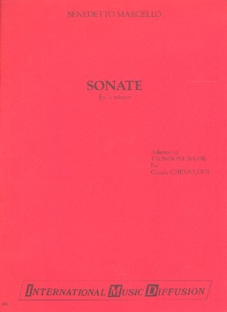 Sonate en la mineur pour trombone basse et piano