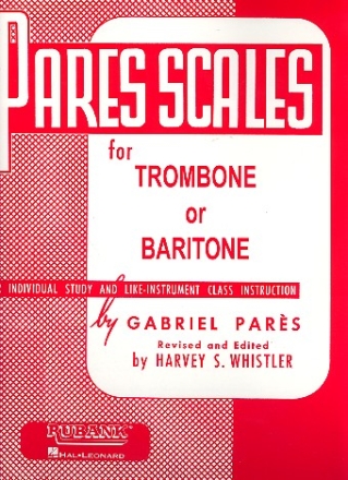 Scales for trombone (baritone)