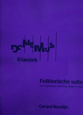 Folkloristische Suite op.87 - fr Flte, Oboe und Klavier Partitur (= Klavier)