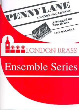 Penny Lane for 10 brass instruments score and parts