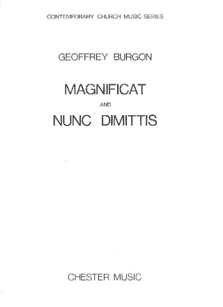 Magnificat and Nunc dimittis for soloists (female chorus) and instruments organ score,  archive copy