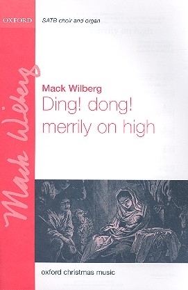 Ding Dong merrily on high for mixed chorus and organ score