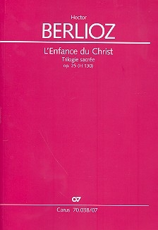 L'enfance du Christ op.25 (H130) fr Soli, gem Chor, Orchester und Orgel Studienpartitur (frz/dt)